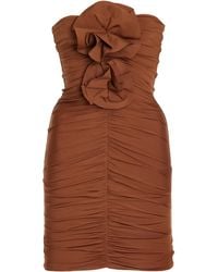 Maygel Coronel - Exclusive Bofill Ruched Jersey Mini Dress - Lyst
