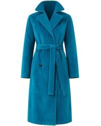 Alaïa - Suede Trench Coat - Lyst