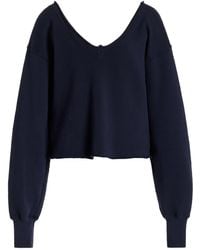 Les Tien - Veronica Off-the-shoulder Cotton Sweatshirt - Lyst