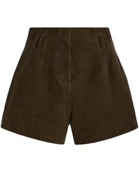 Frankie Shop - Lise Suede Shorts - Lyst