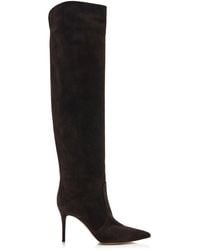 Gianvito Rossi - Hansen Cuissard Suede Over-the-knee Boots - Lyst