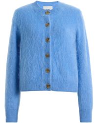 Lisa Yang - Azalea Brushed Cashmere Cardigan - Lyst