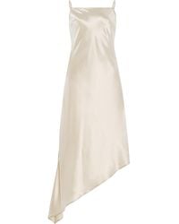 By Malene Birger - Exclusive Leviana Satin Midi Dress - Lyst
