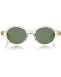 Loewe - Epsilon Slim Round-Frame Acetate Sunglasses - Lyst