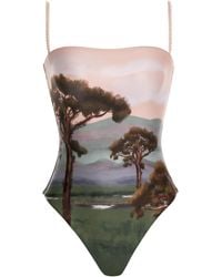 Agua Bendita - Durazno Paraiso One-Piece Swimsuit - Lyst