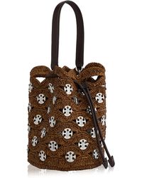 Rabanne - Raffia Bucket Bag - Lyst