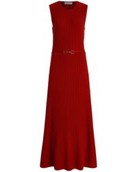 Gabriela Hearst - Meier Belted Knit Cashmere-Silk Midi Dress - Lyst
