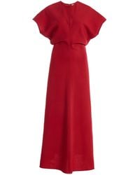 TOTEME - Slouch Waist Wool Dress - Lyst