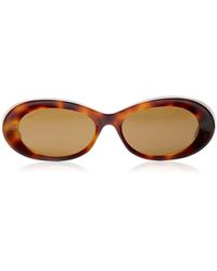 Gucci - Oval-frame Bio-nylon, Acetate Sunglasses - Lyst