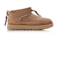 UGG - Classic Ultra Mini Regenerate Sheepskin Boots - Lyst