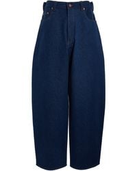 S.S.Daley - Ivy Rigid Low-Rise Barrel-Leg Jeans - Lyst