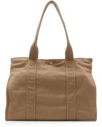 The Row - Sisal Cotton Canvas Shoulder Bag - Lyst