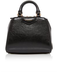 Givenchy - Mini Antigona Cube Leather Top Handle Bag - Lyst