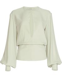 Silvia Tcherassi - Covilha Silk Top - Lyst