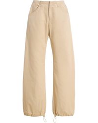 EB DENIM - Isla Cinched Cotton Wide-Leg Pants - Lyst