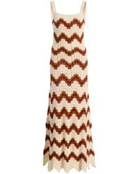 Escvdo - Marea Crocheted Cotton Maxi Dress - Lyst