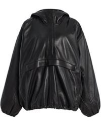 Rohe - Oversized Leather Anorak - Lyst