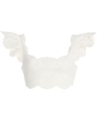 Sea - Mae Eyelet Bikini Top - Lyst