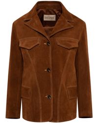 Siedres - Asean Suede Leather Jacket - Lyst