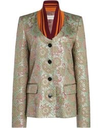 Dries Van Noten - Britt Conrast Collar Jacket - Lyst