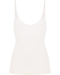 Chloé - Ribbed-Knit Wool Tank Top - Lyst