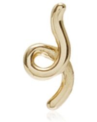 Bea Bongiasca - Mini Loop 9k Yellow Gold Single Earring - Lyst