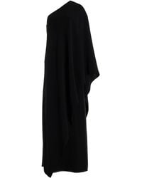 The Row - Sparrow Asymmetric Silk Cady Maxi Dress - Lyst