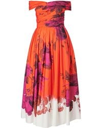 Erdem - Off-the-shoulder Faille Midi Dress - Lyst