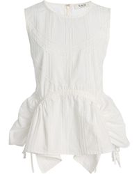 Sea - Camden Corded Cotton Poplin Top - Lyst