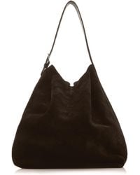 TOTEME - Belted Suede Tote Bag - Lyst