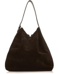 TOTEME - Belted Suede Tote Bag - Lyst