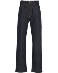 House of Dagmar - Stretch Mid-Rise Straight-Leg Jeans - Lyst