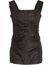 Bottega Veneta - Sleeveless Washed Silk Taffeta Top - Lyst