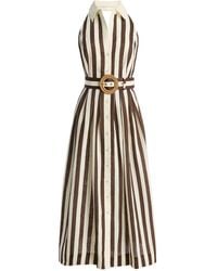 Cara Cara - Quentin Striped Cotton Midi Shirt Dress - Lyst