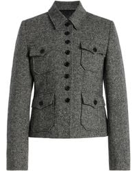 Nili Lotan - Jamison Donegal Wool Jacket - Lyst