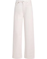 Agolde - Ren Rigid Mid-Rise Straight-Leg Jeans - Lyst