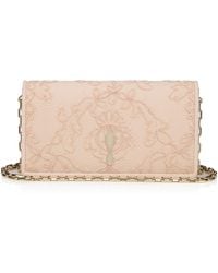 Christian Louboutin - Bettina Satin Lace Clutch - Lyst