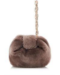 Gabriela Hearst - Soft Demi Shearling Clutch - Lyst