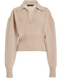 Proenza Schouler - Collared Knit Eco-cashmere Sweater - Lyst
