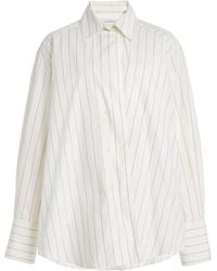 House of Dagmar - Asymmetric Cotton Shirt - Lyst