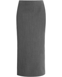 Colleen Allen - Tailored Panel Midi Skirt - Lyst