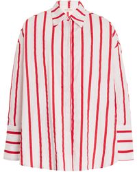 ELCE - Reverie Striped Cotton Poplin Shirt - Lyst
