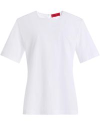 THE LATEST - Dean Cotton Poplin Top - Lyst