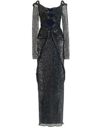 Altuzarra - Flakonera Cutout Sequined Knit Maxi Dress - Lyst