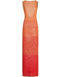 Escvdo - Exclusive Alpamayo Crocheted Cotton Maxi Dress - Lyst