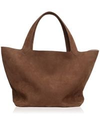 Alaïa - Nubuck Tote Bag - Lyst