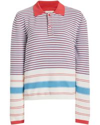 High Sport - Exclusive Striped Cotton Polo Top - Lyst