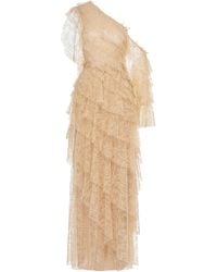 Montsand - Lace Tiered Asymmetrical Maxi Dress - Lyst