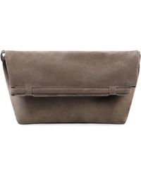 Janessa Leone - Auden Convertible Suede Clutch - Lyst