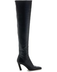 KHAITE - Marfa 90 Leather Knee-high Boots - Lyst